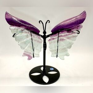 Purple Fluorite Butterfly Wings